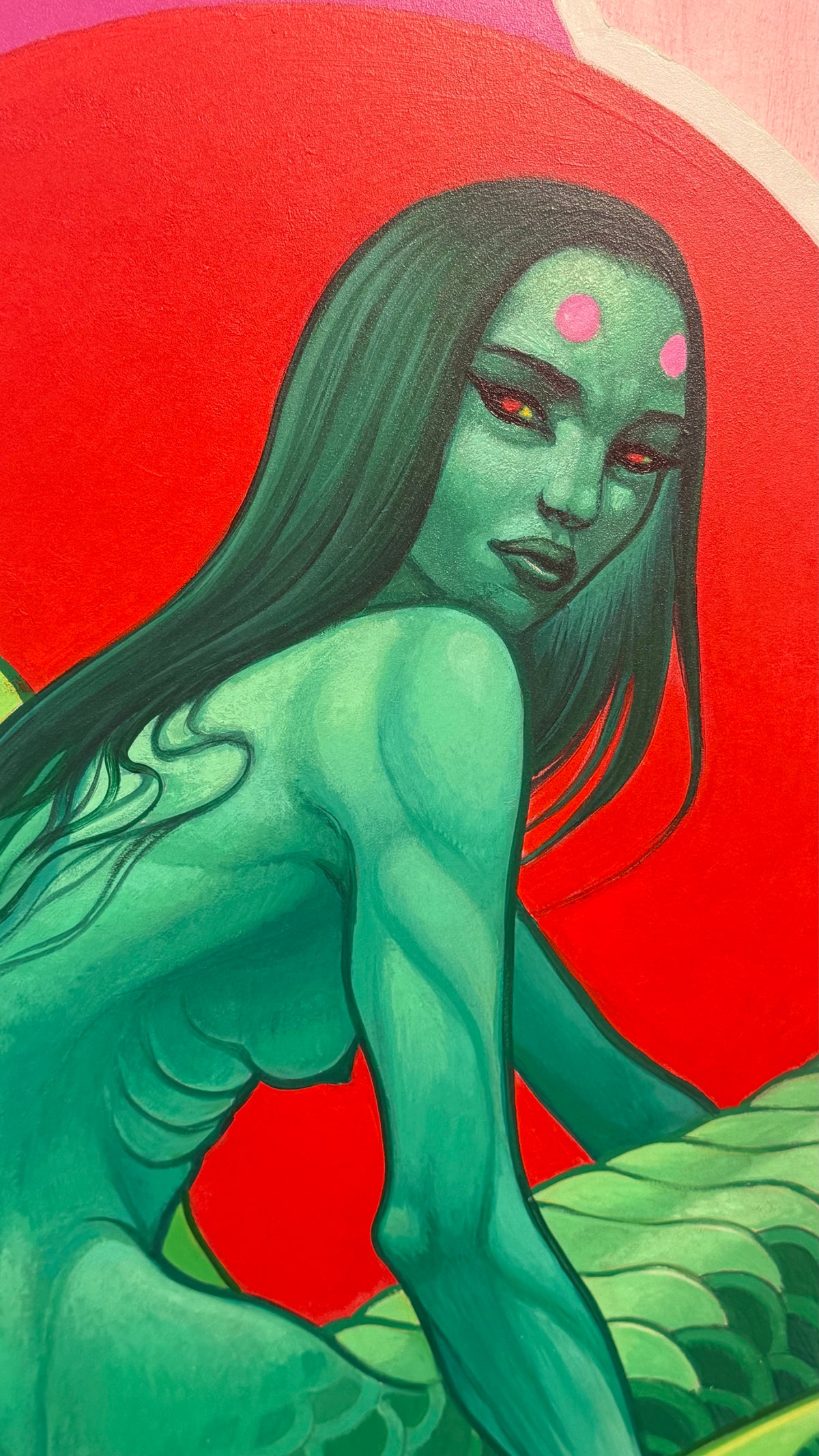 CORAL MERMAID - Archival art print
