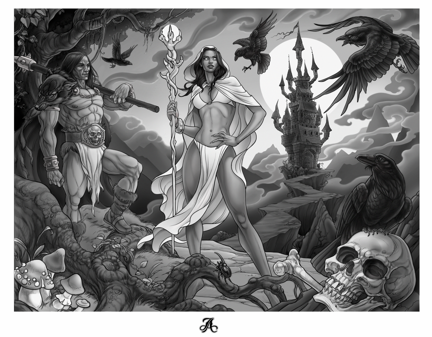 Sword and Sorcery - Archival Fine art print