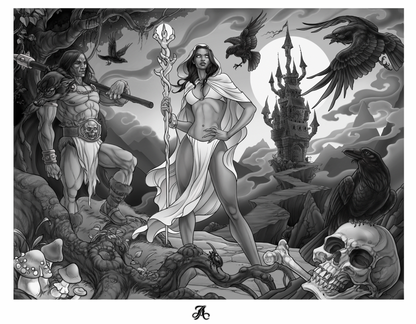 Sword and Sorcery - Archival Fine art print