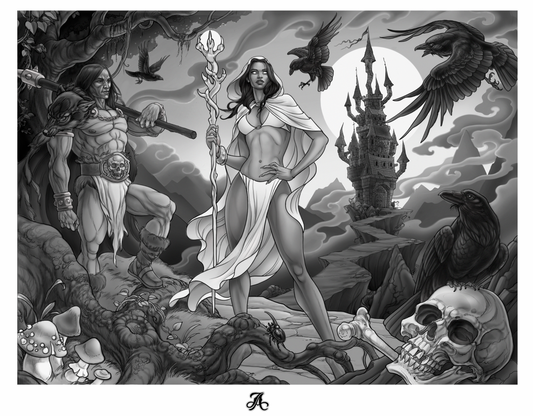 Sword and Sorcery - Archival Fine art print
